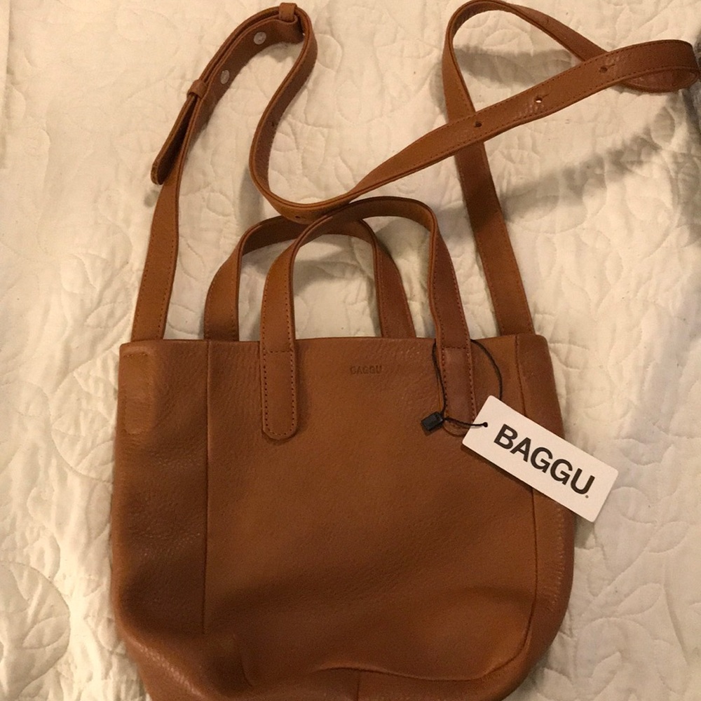Baggu crossbody leather bag